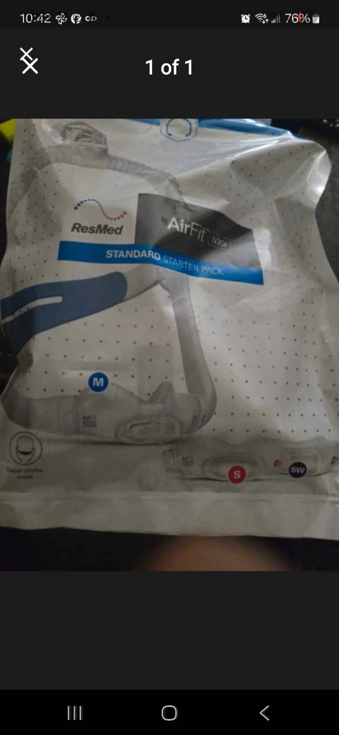 ResMed AirFit N30 Standard Starter Pack CPAP Mask (Medium)
