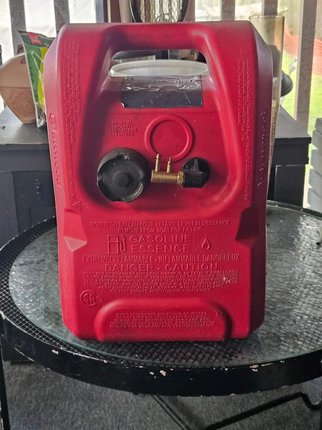 Attwood 3 Gallon Gas Tank
