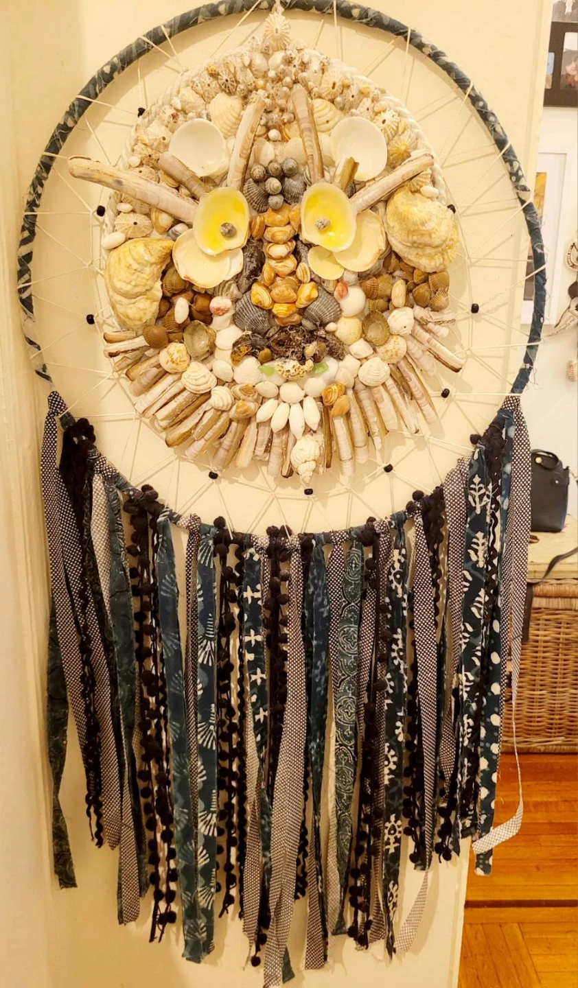 Seashell Dreamcatcher Wall Decor