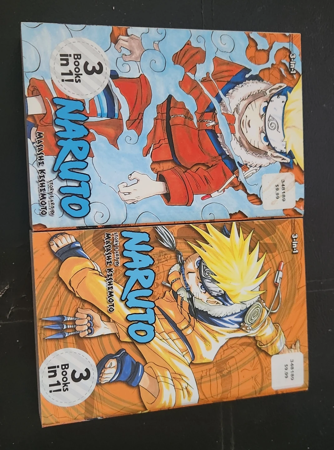 Naruto 3-in-1 Manga Volumes 1–6 by Masashi Kishimoto