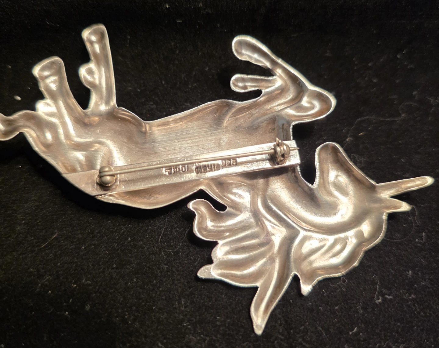3 beautiful sterling vintage brooches - photo 5