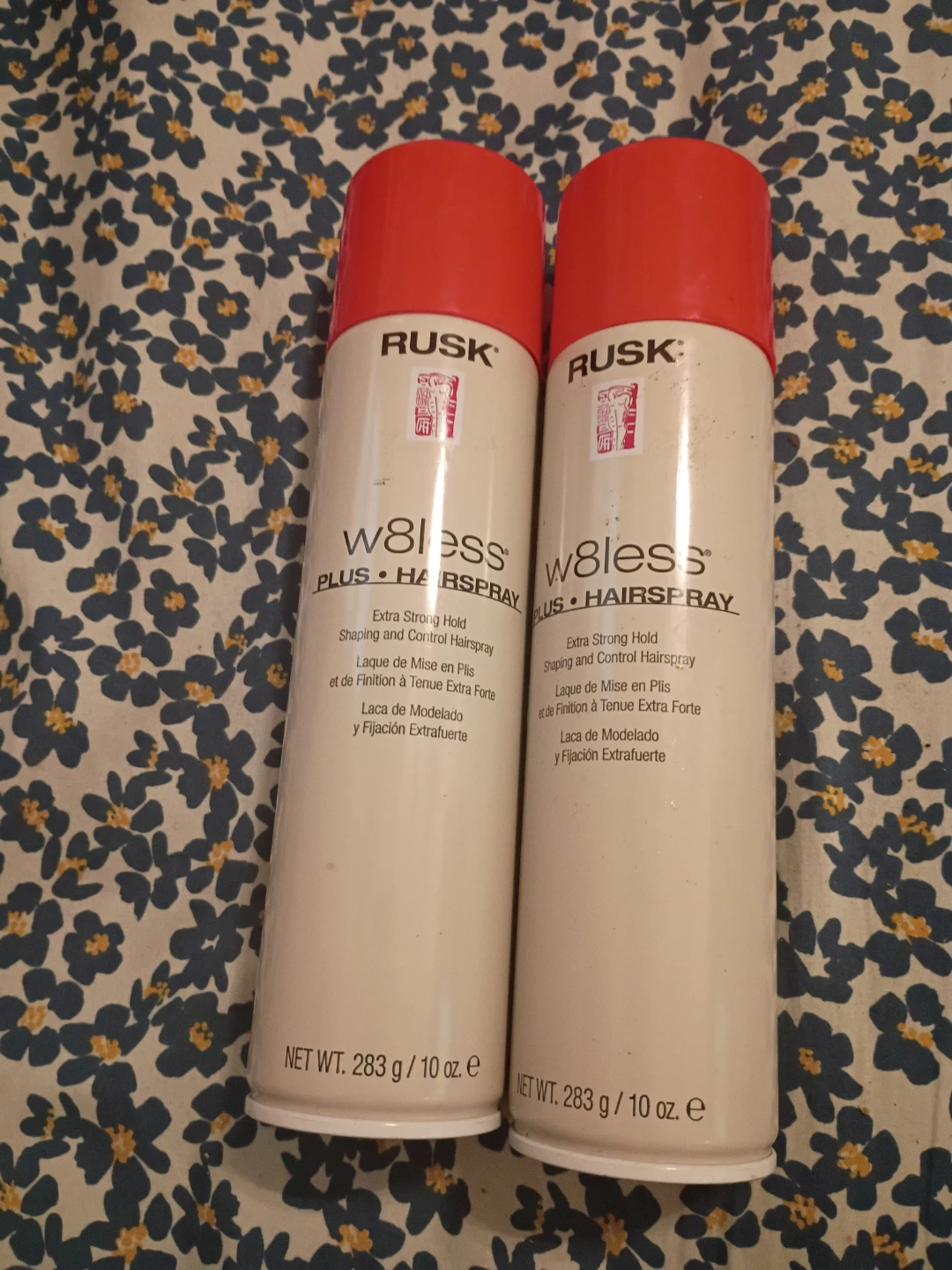Rusk w8less PLUS HAIRSPRAY Extra Strong Hold 2 x 10 oz Cans - photo 2