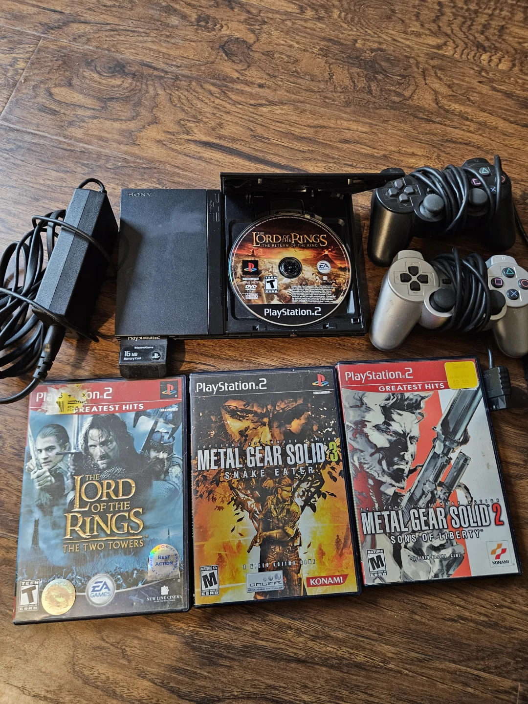 Sony PlayStation 2 Console Bundle with Games and Controllers