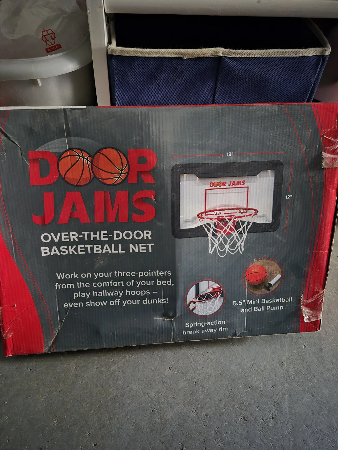 Door Jams Over-The-Door Basketball Hoop - photo 2