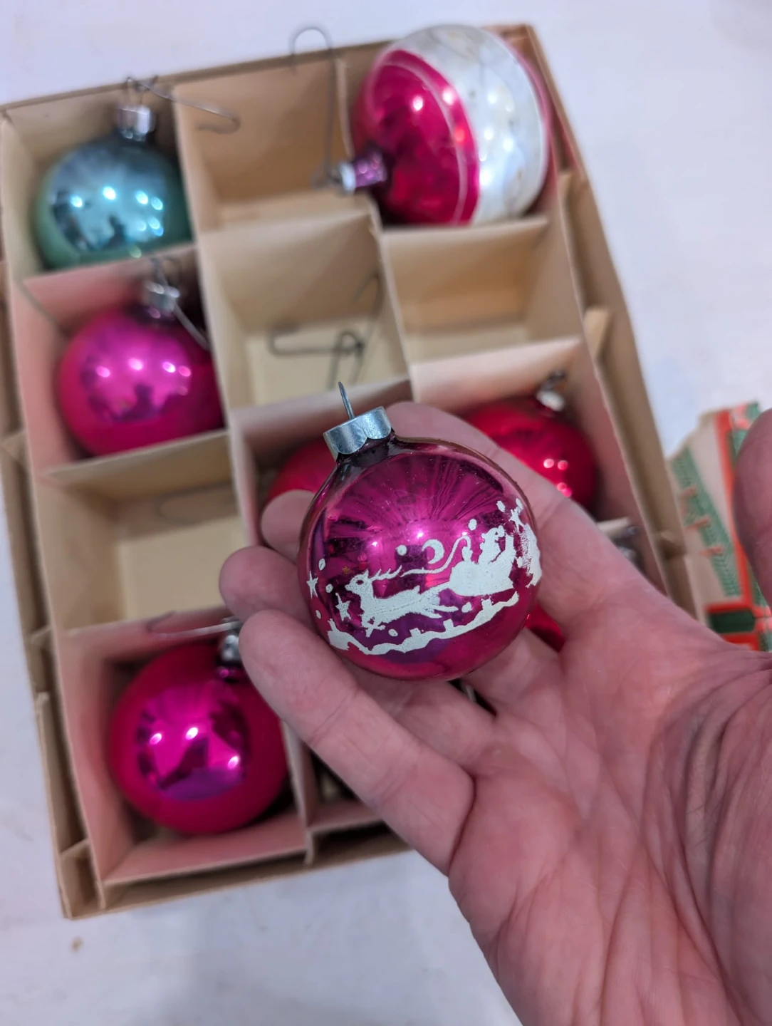Vintage Christmas Ornaments Set - photo 4