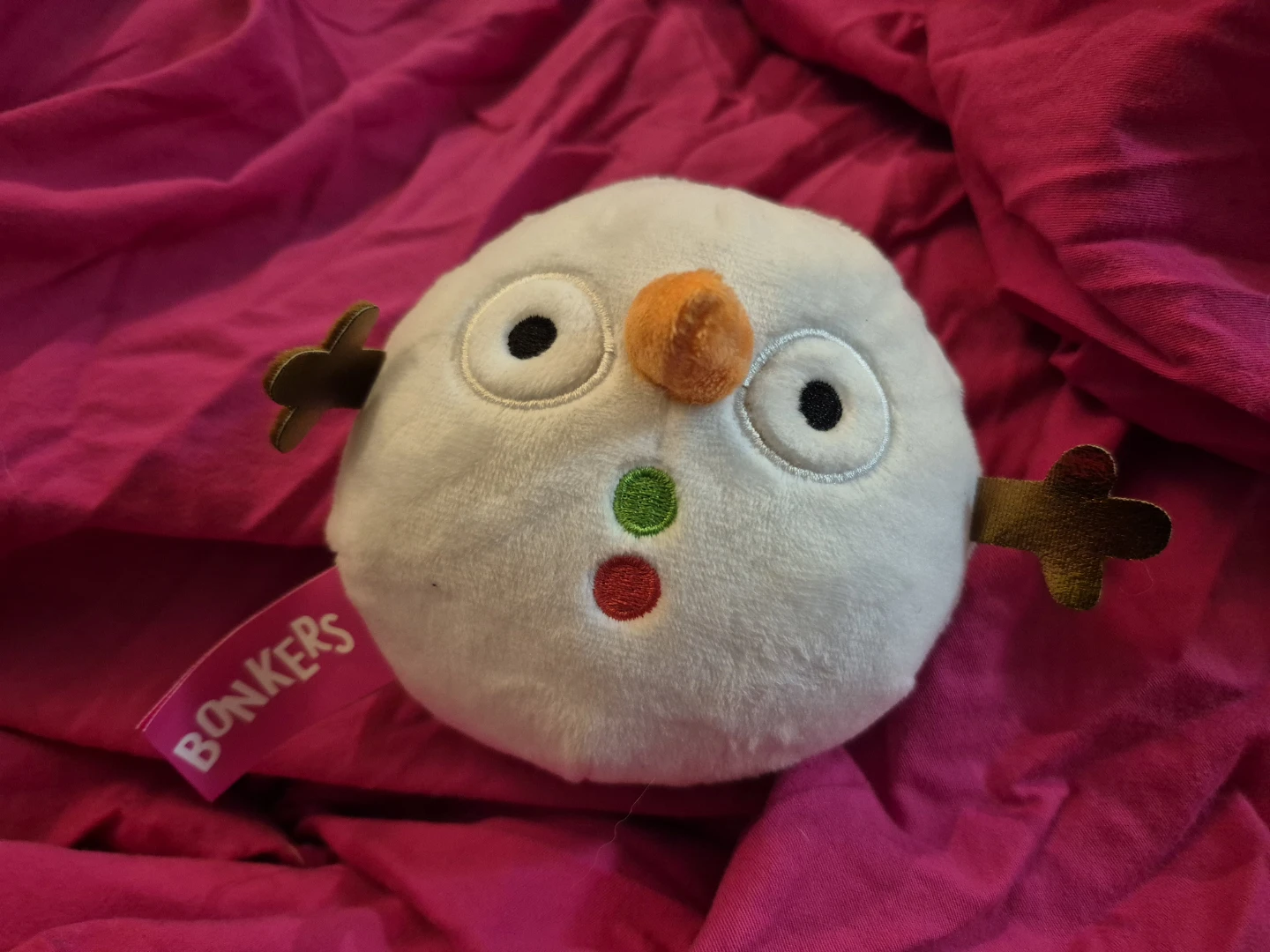 Bonkers Plush Snowman Toy