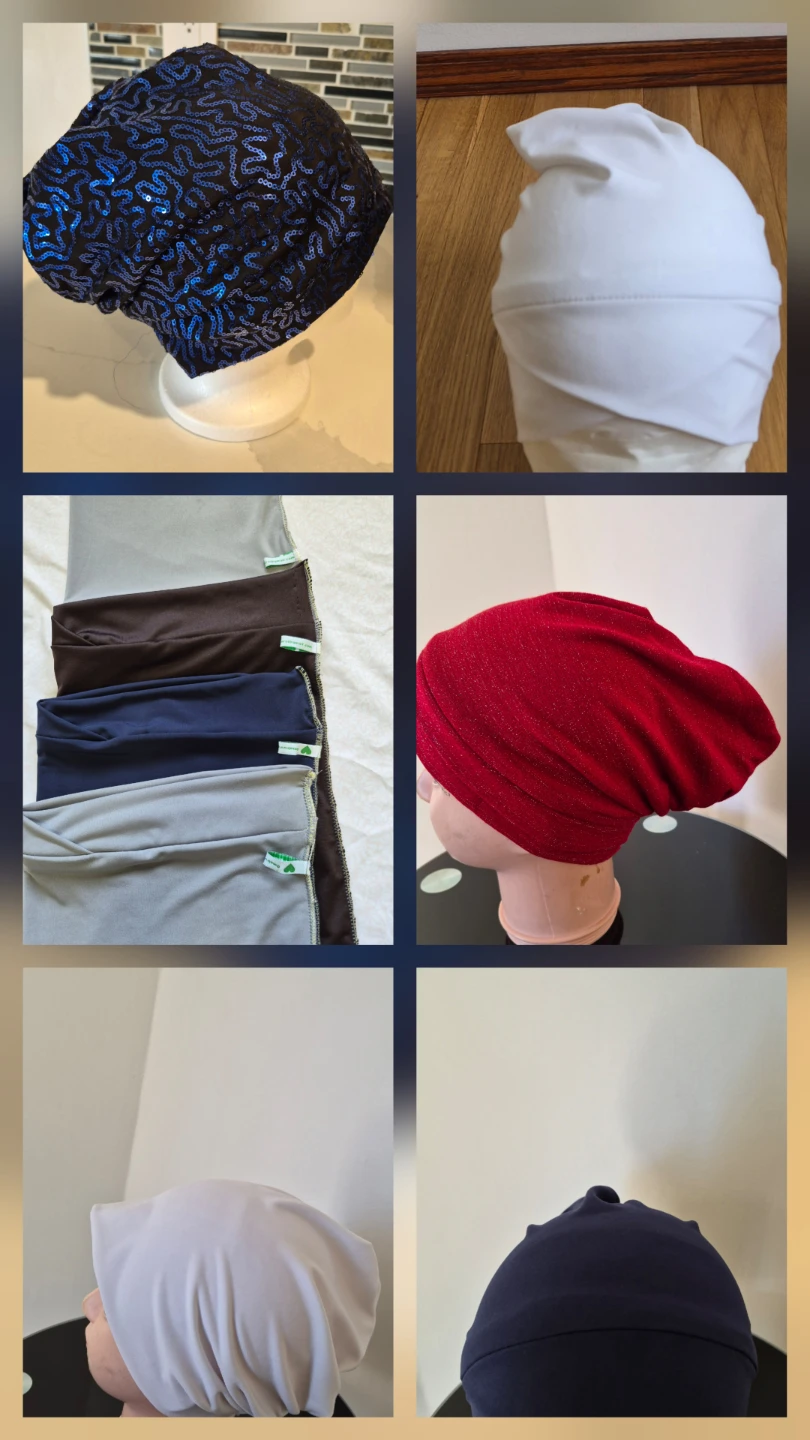 Bundle of 5 caps - Solid Colours