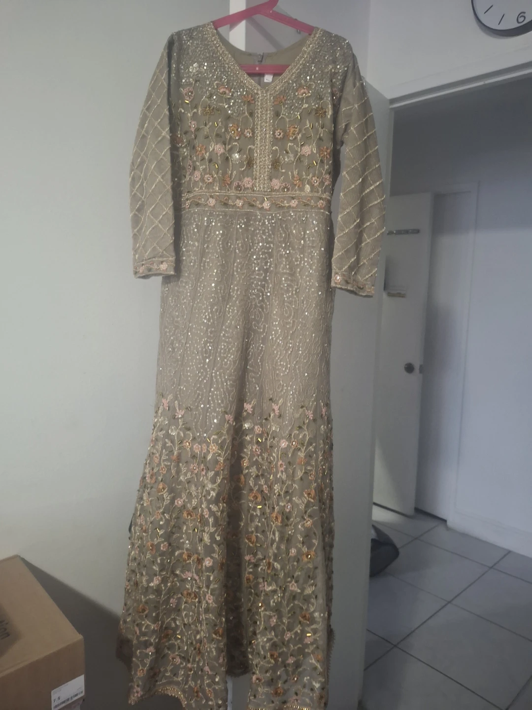 Embellished Maxi Dress Size 38