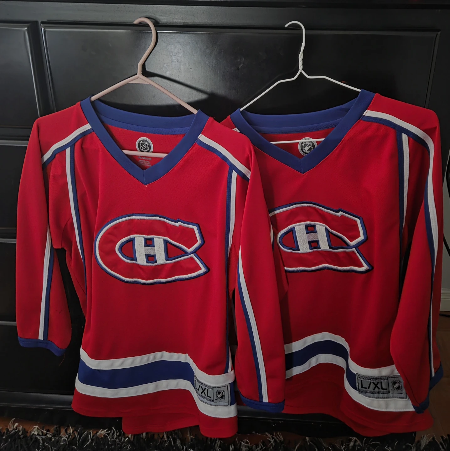 Montreal Canadiens NHL Hockey Jerseys (2x L/XL)
