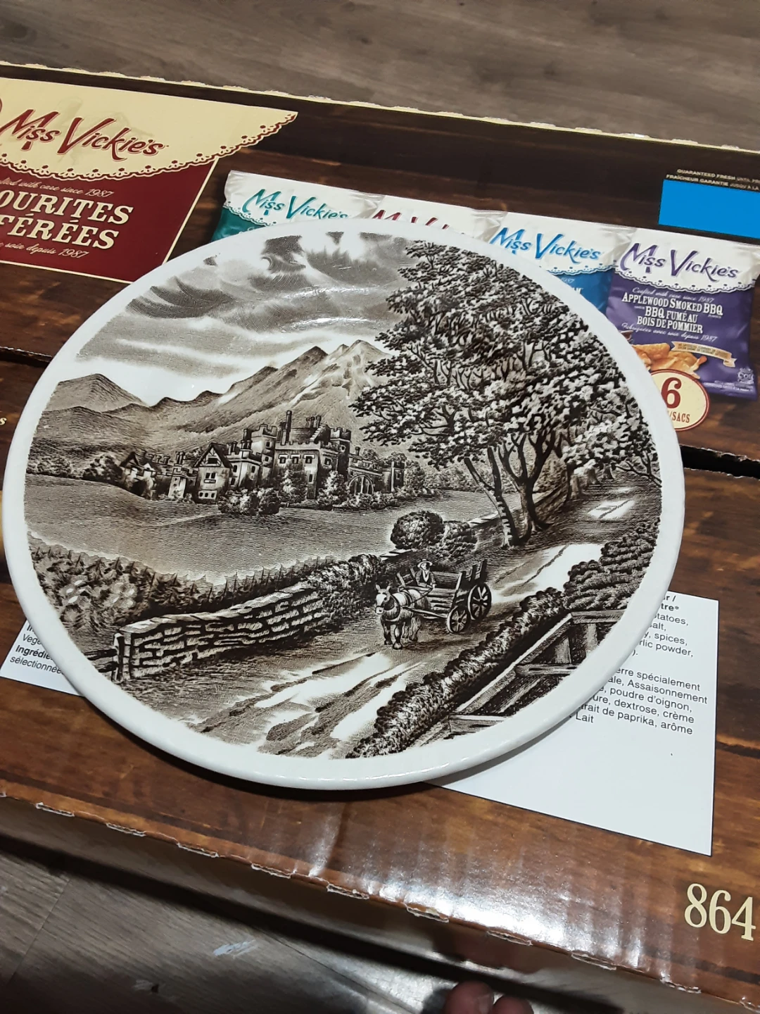 Wood & Sons "A Country Lane" Plate