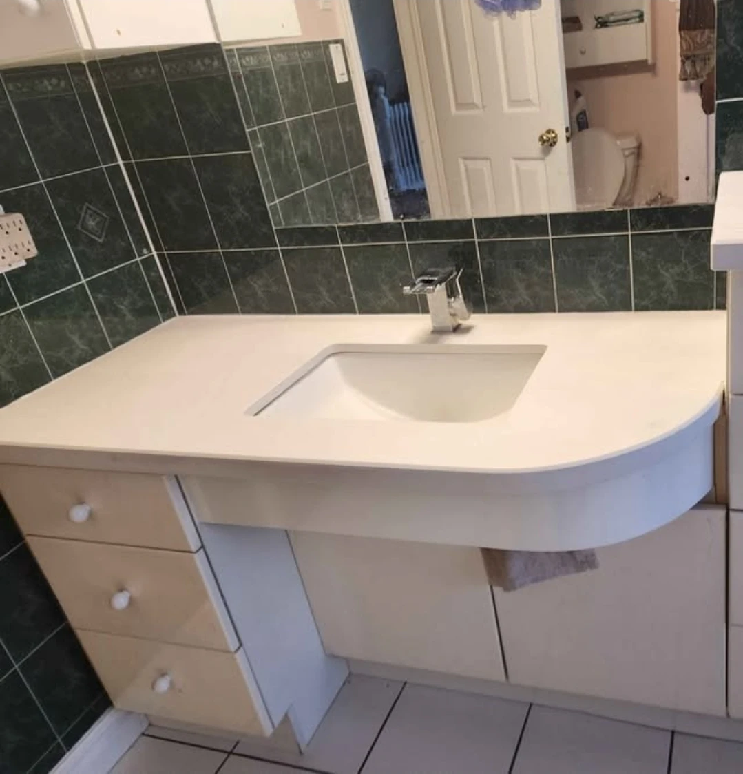 Bathroom Vanity with Sink and Faucet