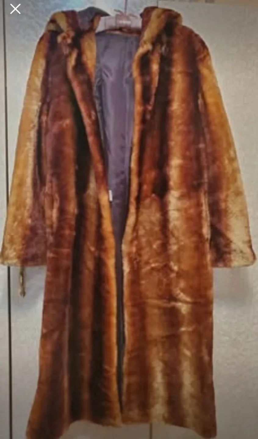 Mouton Dued Lumb Fur Coat
