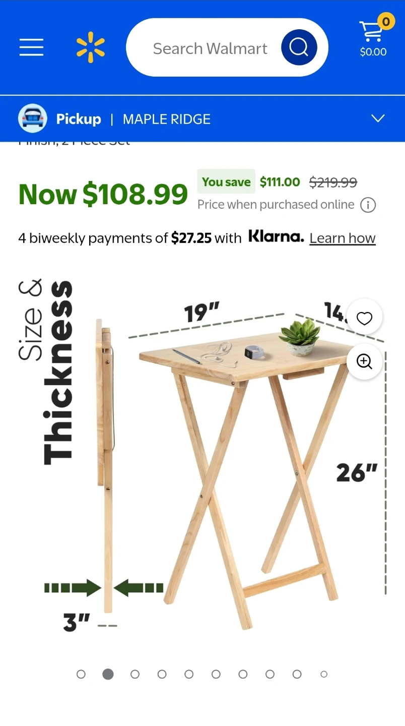 Wooden Folding Table - photo 3