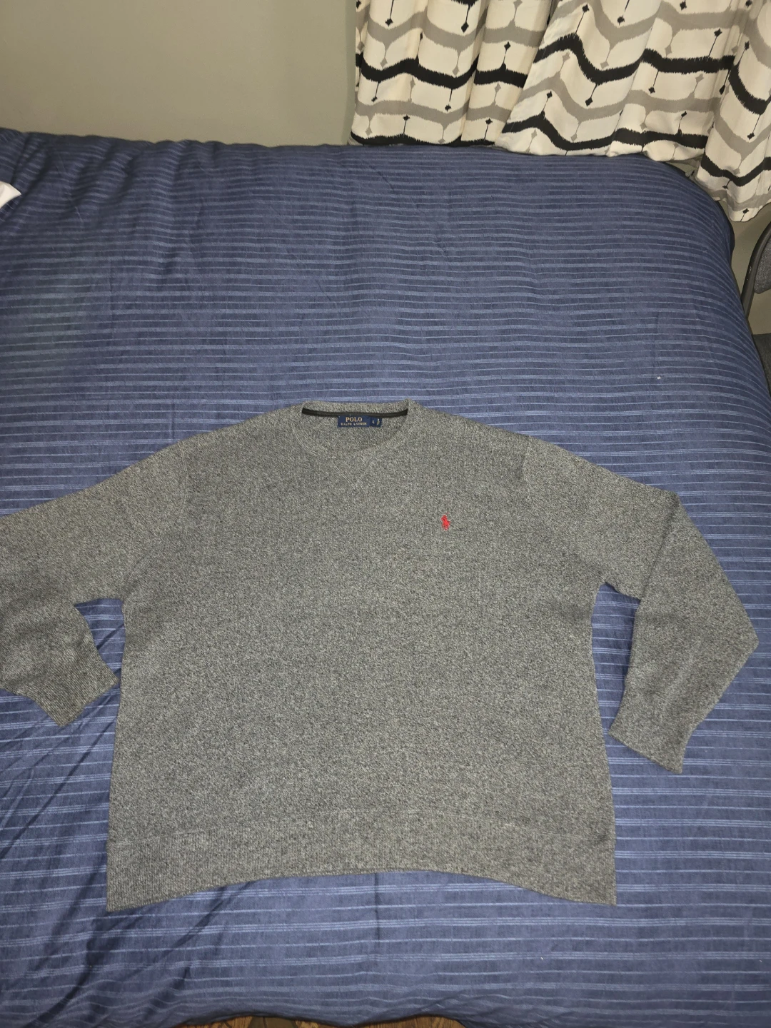 Lg - Ralph Lauren Men's Sweater - Gray  (CLEAN)