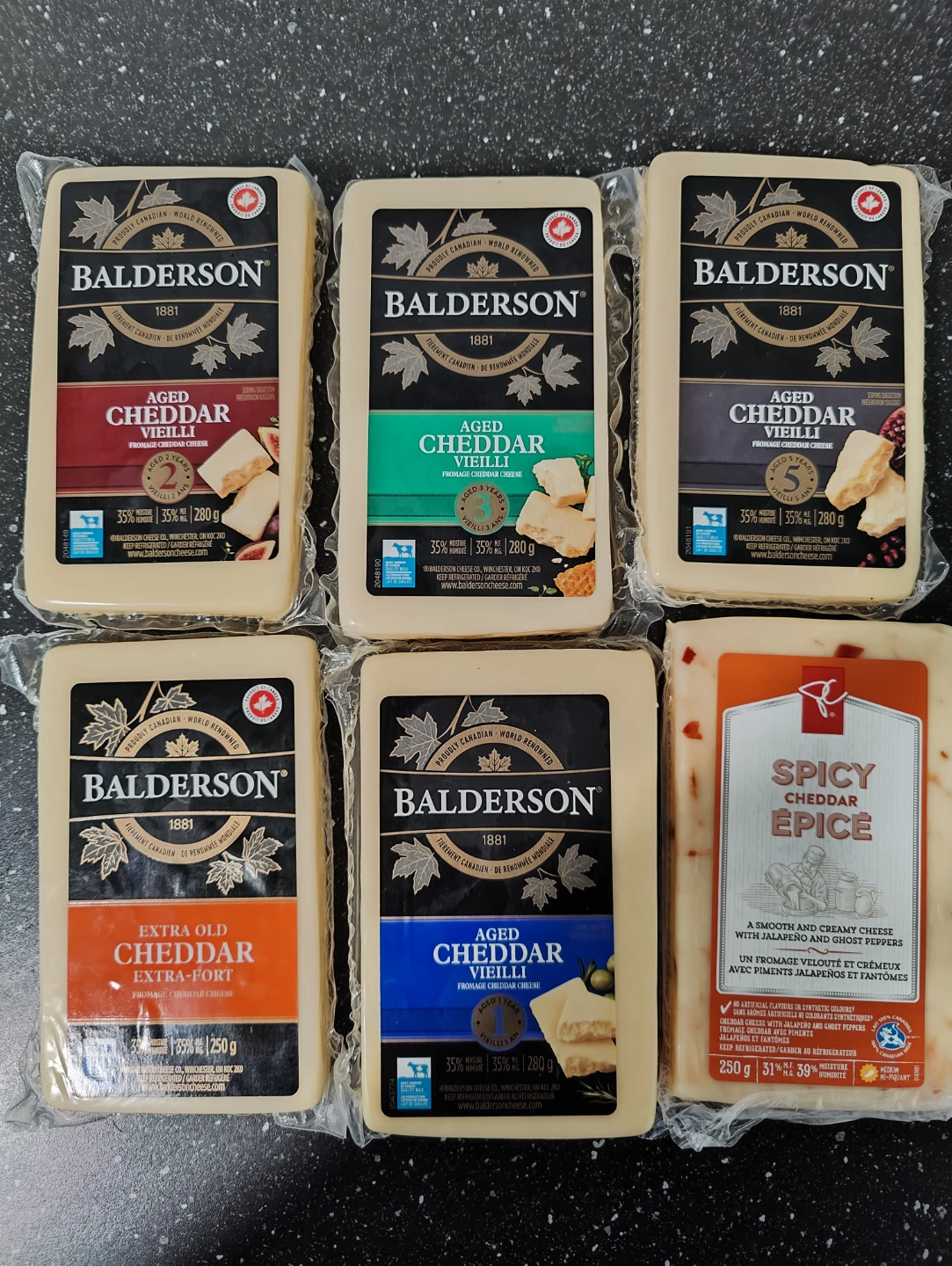 Balderson Aged Cheddar Cheese (various ages)