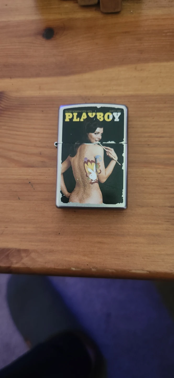 Vintage Playboy Lighter - March 1988