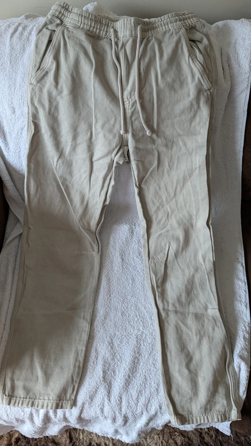 Zara Lightweight Twill Cargo Pants - Khaki - photo 2