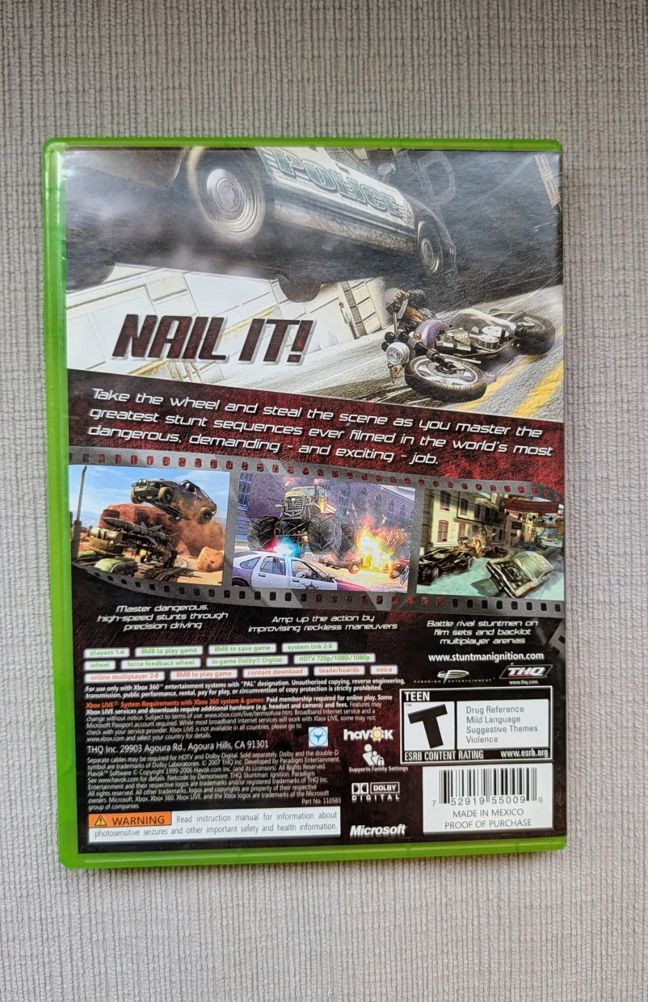 Stuntman Ignition Xbox 360 Game - photo 2