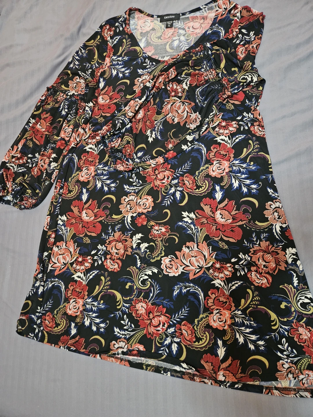 KAREN MILLER Floral Print Dress - photo 5