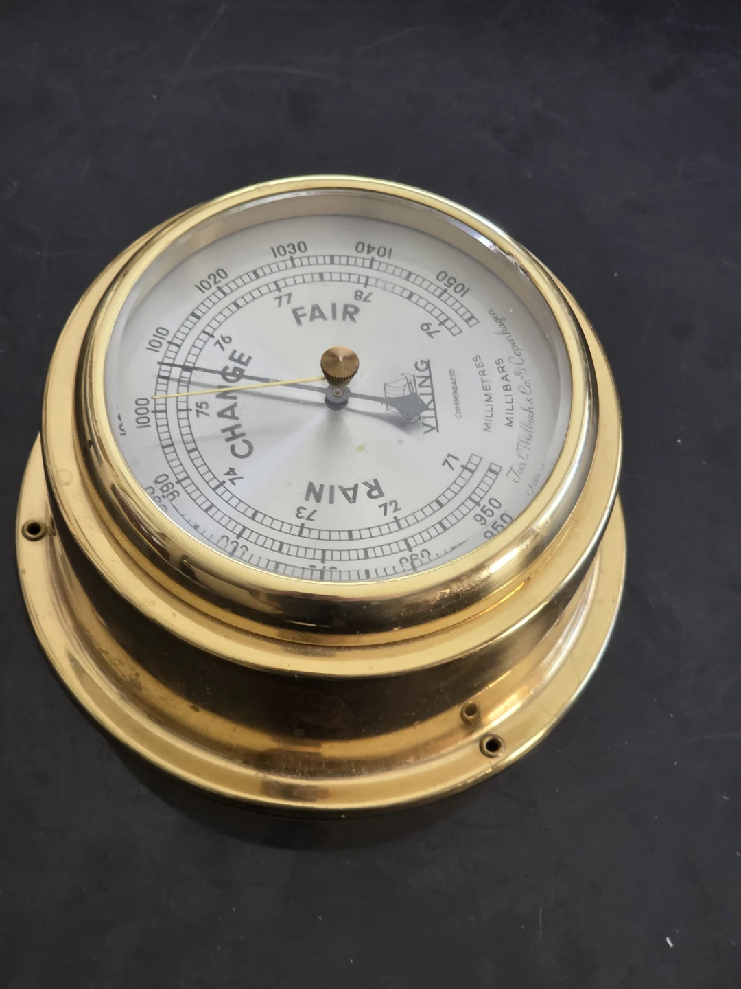 Viking marine barometer