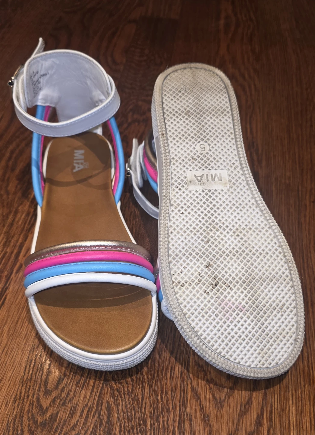 MIA Girls Multi-Color Strap Sandals - photo 2