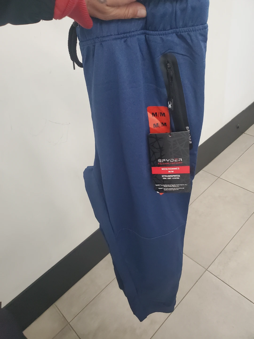 Spyder Men's Navy Blue Jogger Pants - Size M - photo 2