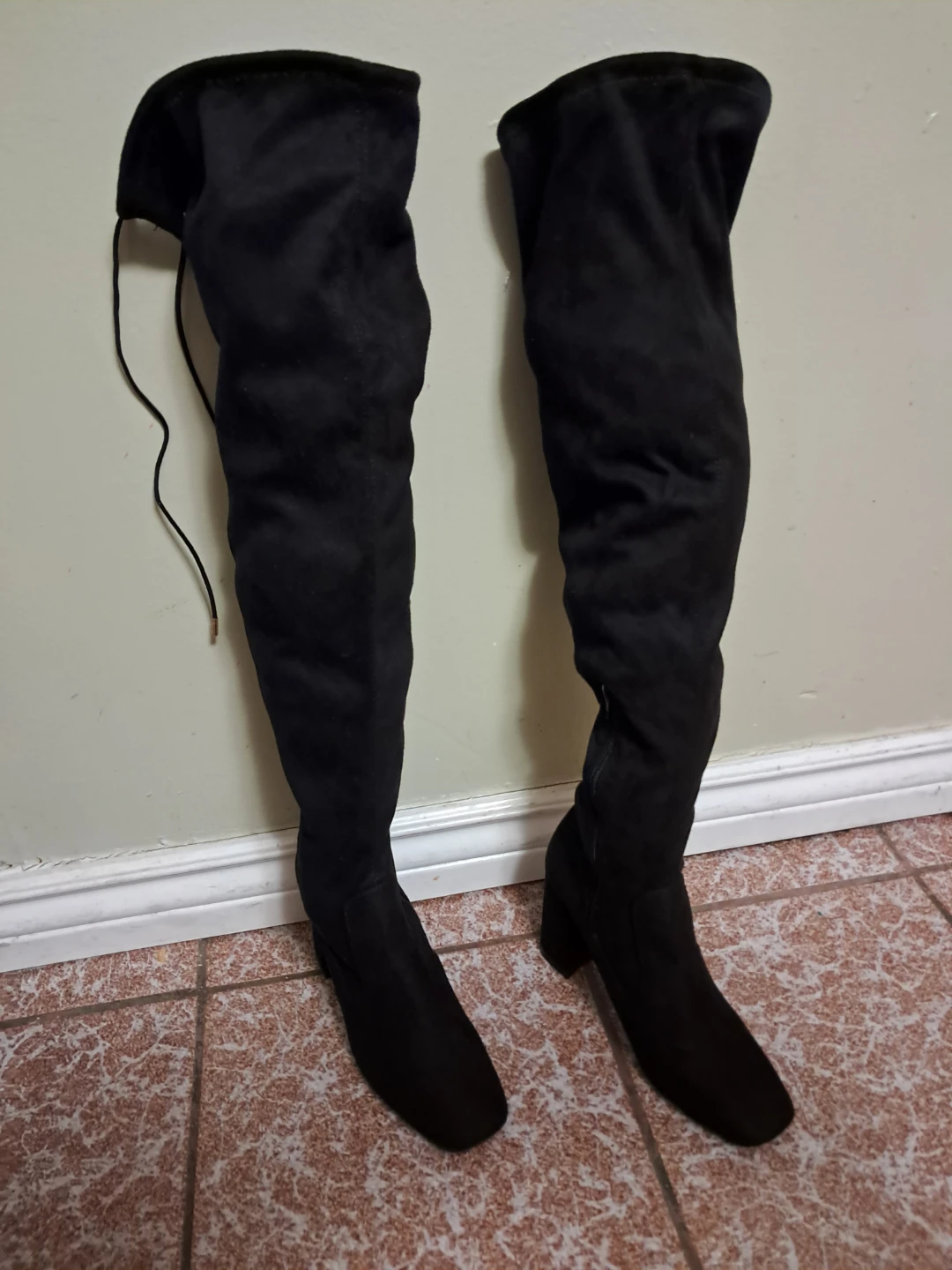 Black Over-the-Knee Boots