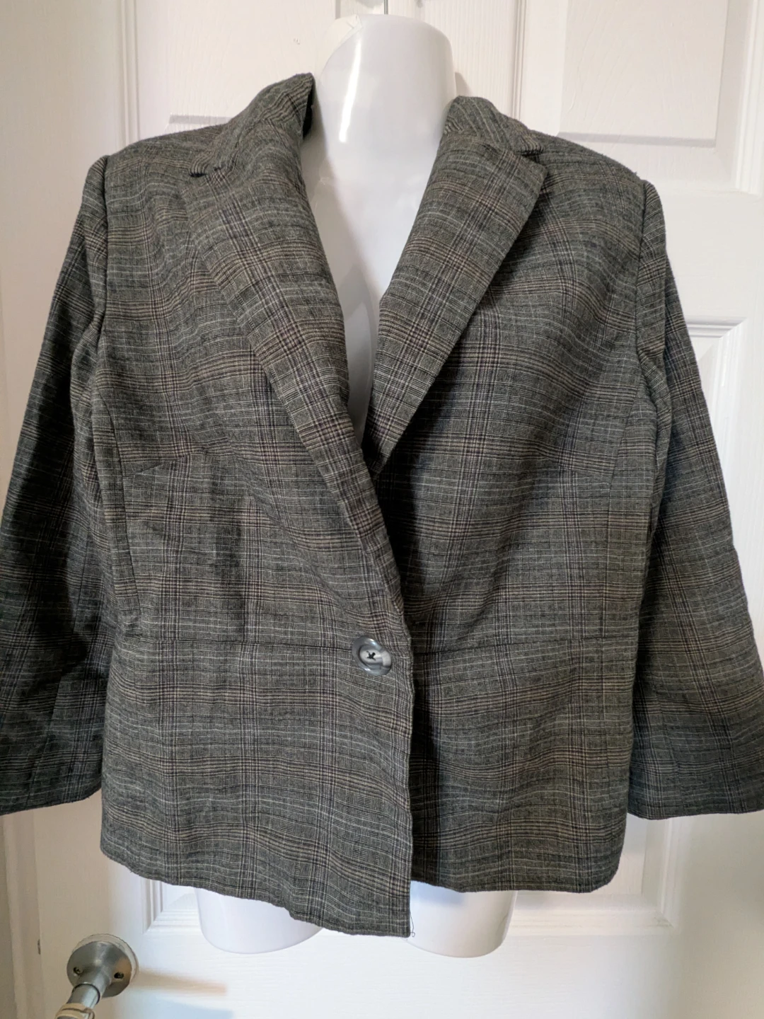 Plaid Blazer