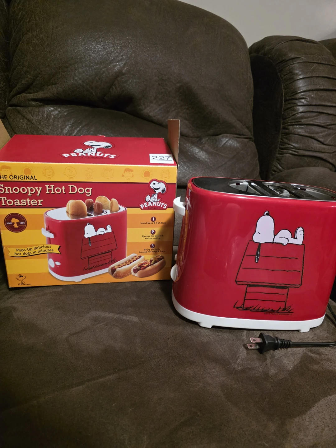 The Original Snoopy Hot Dog Toaster