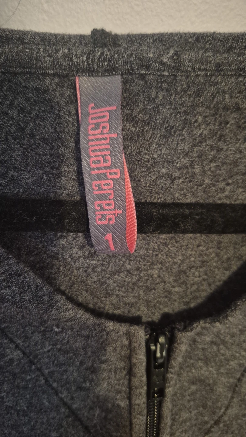 Joshua Fereis Grey Zip-Up Hoodie - photo 3