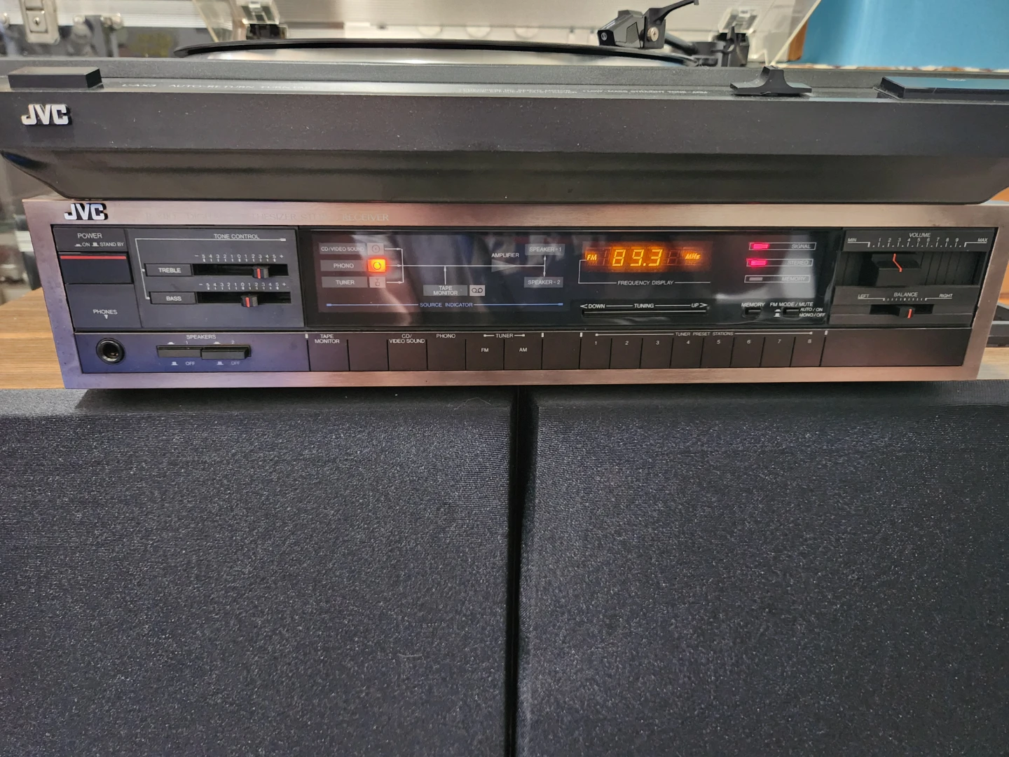 JVC Turntable Receiver Stereo System - photo 3