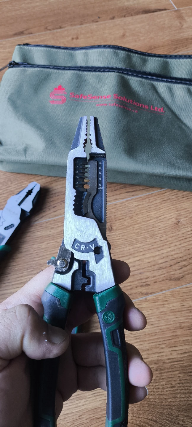 SIKE 8" 200mm Wire Stripper Pliers Set with Pouch - photo 4