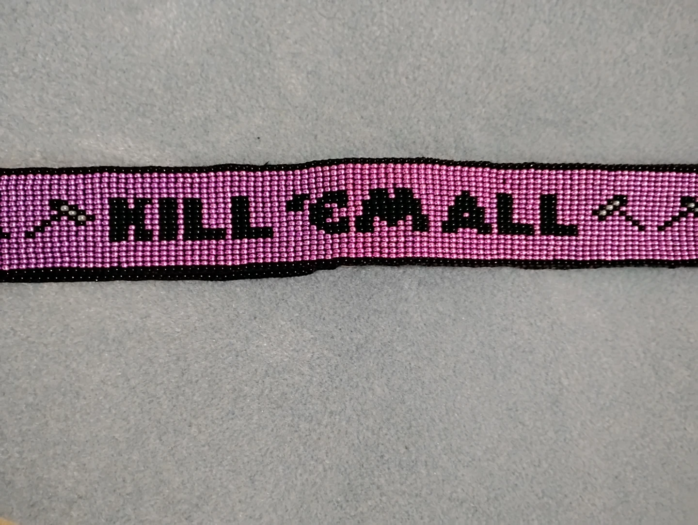 Metallica "Kill 'Em All" Beaded Keychain - photo 2