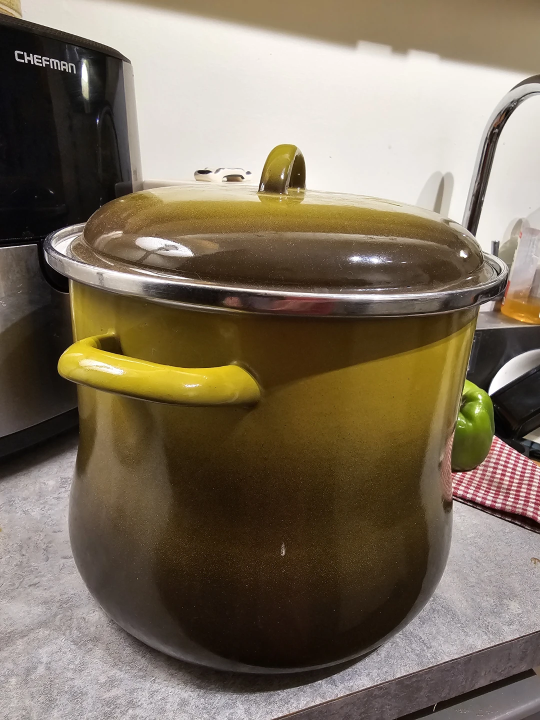 Large Enamel Stock Pot - photo 4