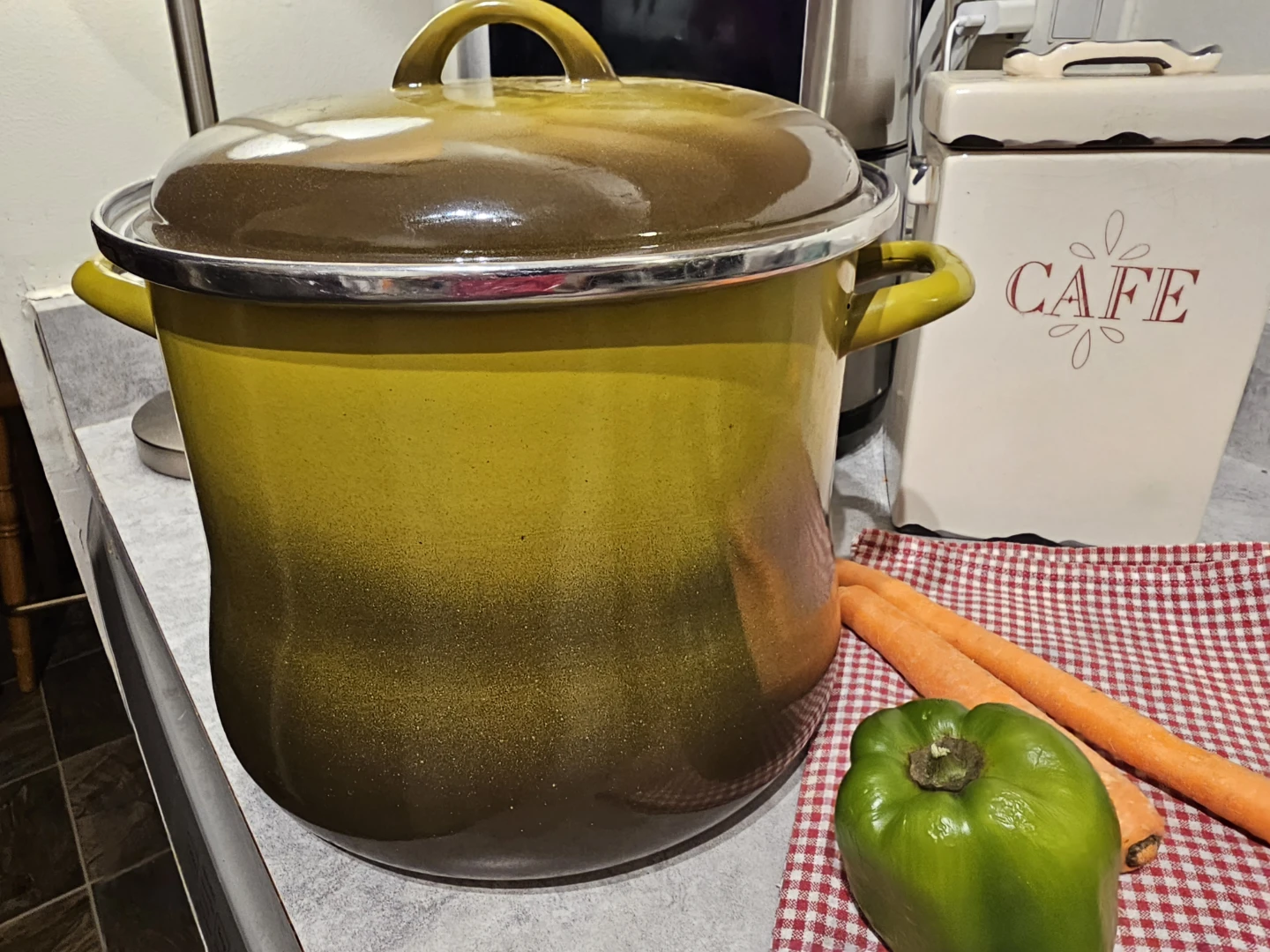 Large Enamel Stock Pot - photo 5