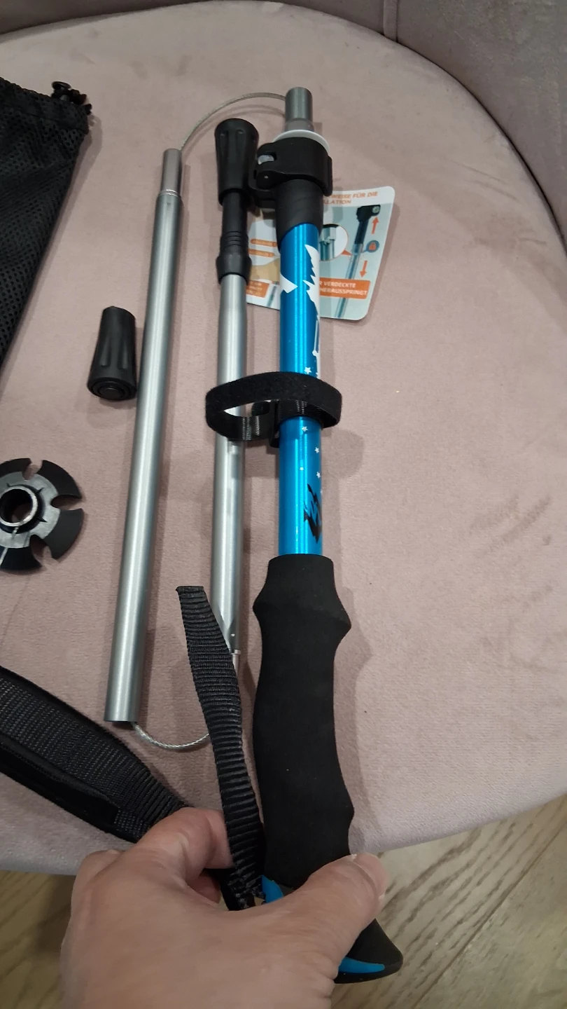 NEW Hiking Pole Trekking Pole Collapsable Strong Sturdy