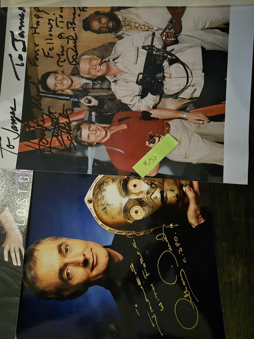 Autographed Photos - The A-Team and Star Wars
