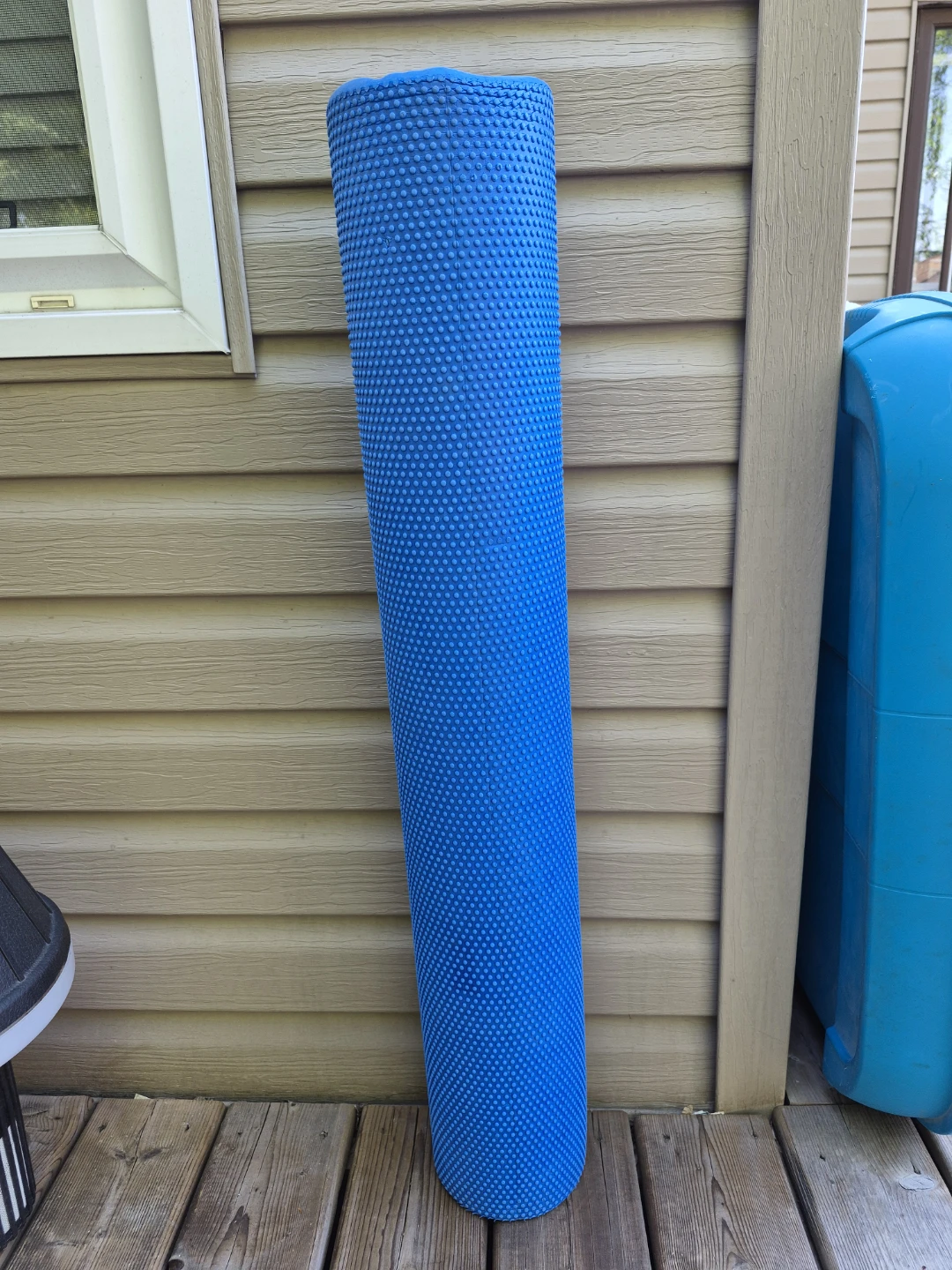 Blue Textured Foam Roller