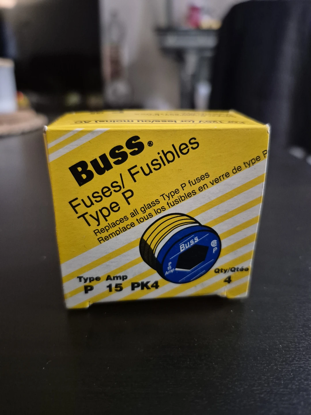 Bussmann P 15 Amp Type P Fuses (4 Count) - photo 2