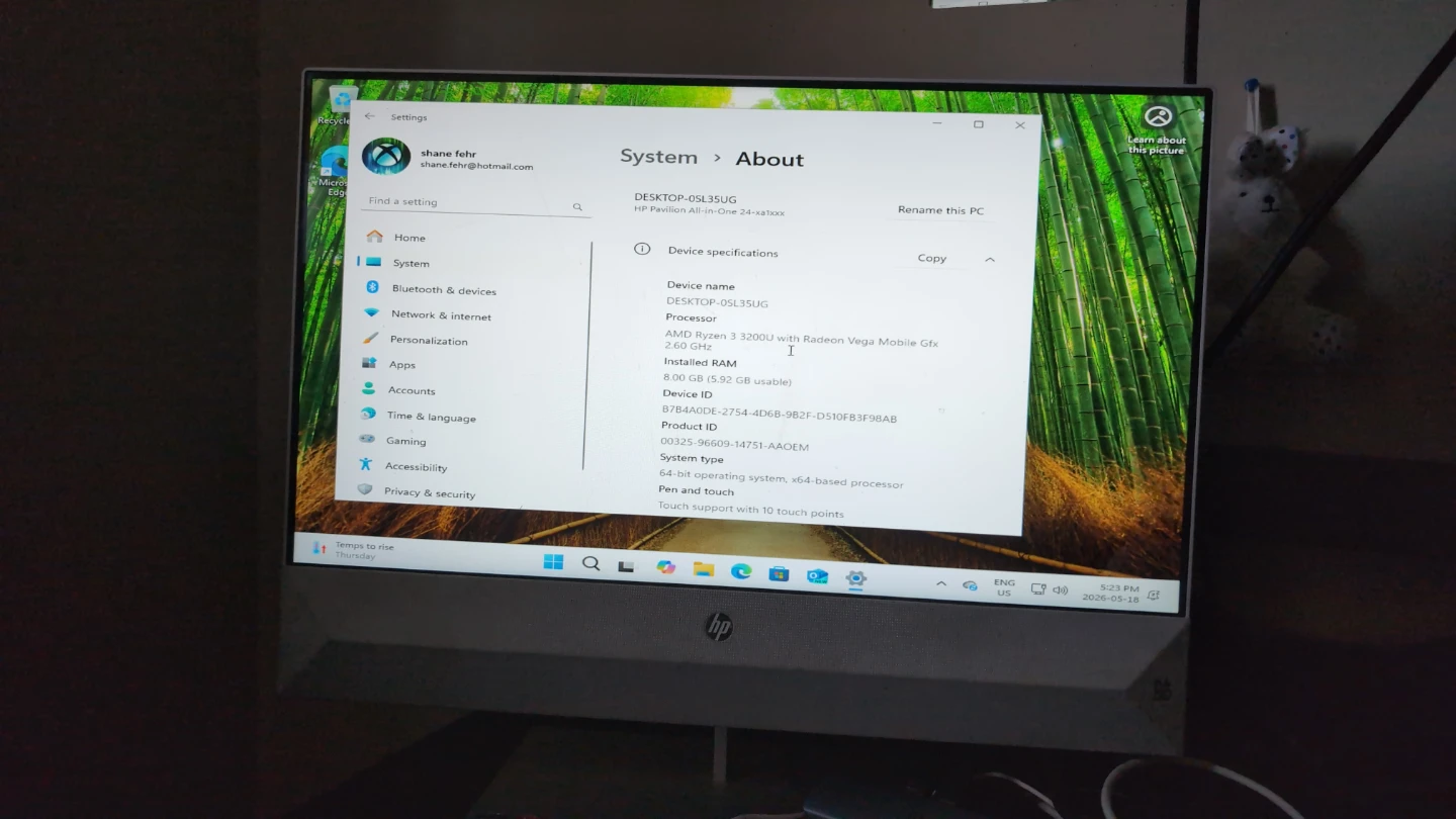 HP Pavilion All-in-One 24-xa0035ug Desktop - photo 3