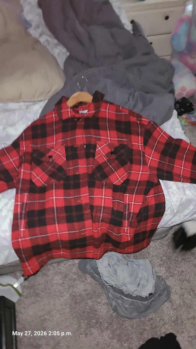 Unisex Plaid Flannel Shirt