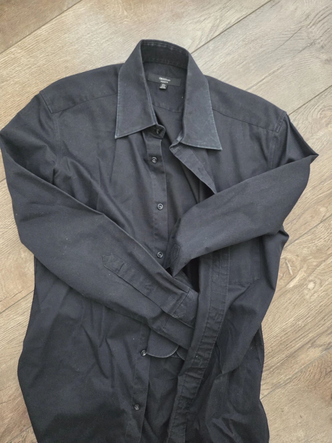 Black Button-Up Shirt small-medium