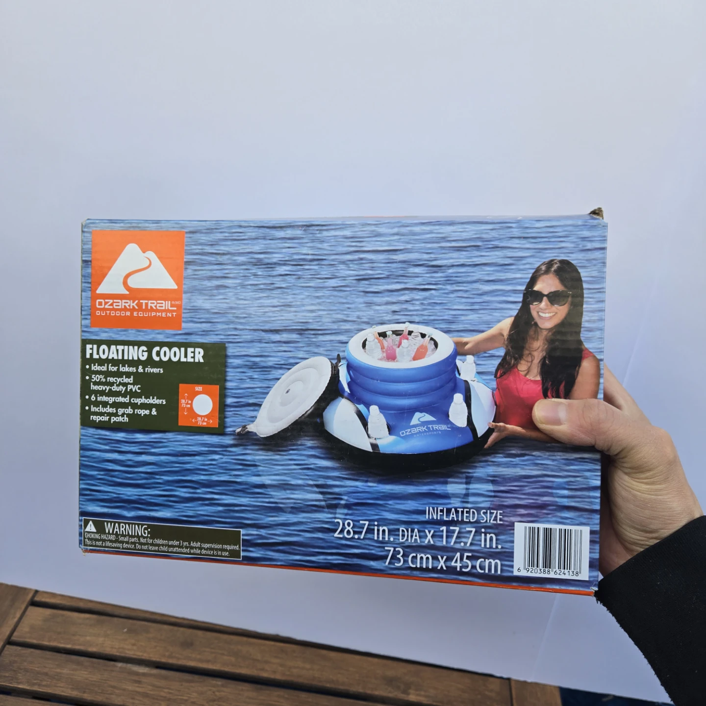 Brand new ozark trailer inflatable cooler