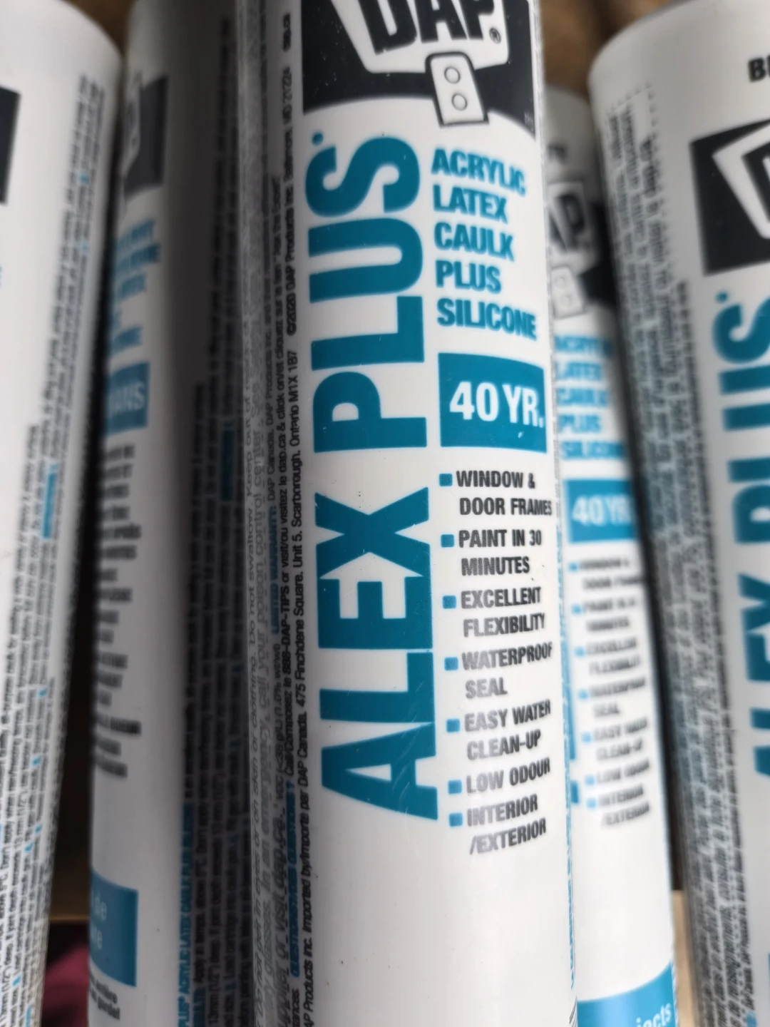 DAP Alex Plus Acrylic Latex Caulk Plus Silicone