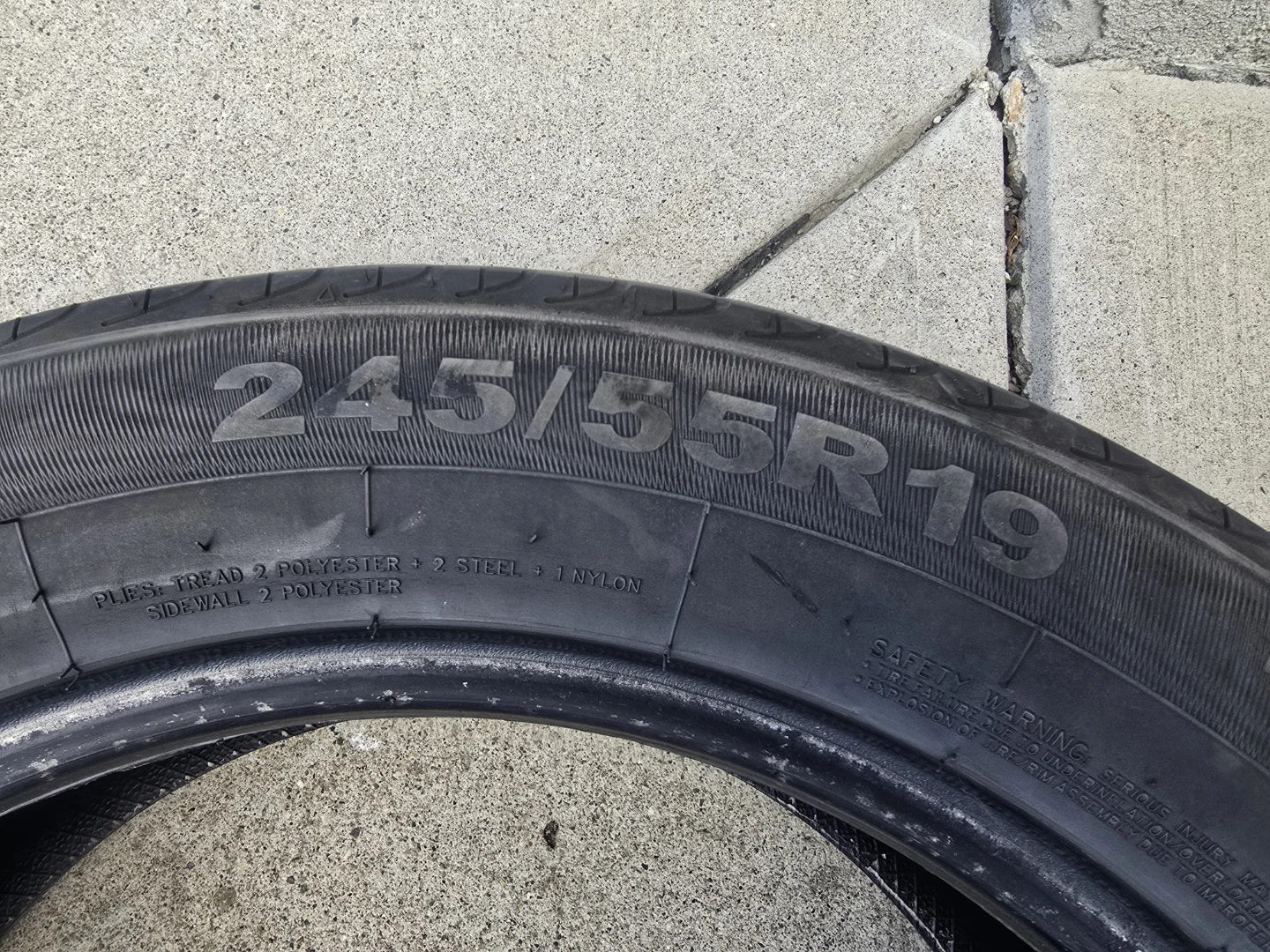 All Season -Power Trac City Racing 245/55/19 - photo 2