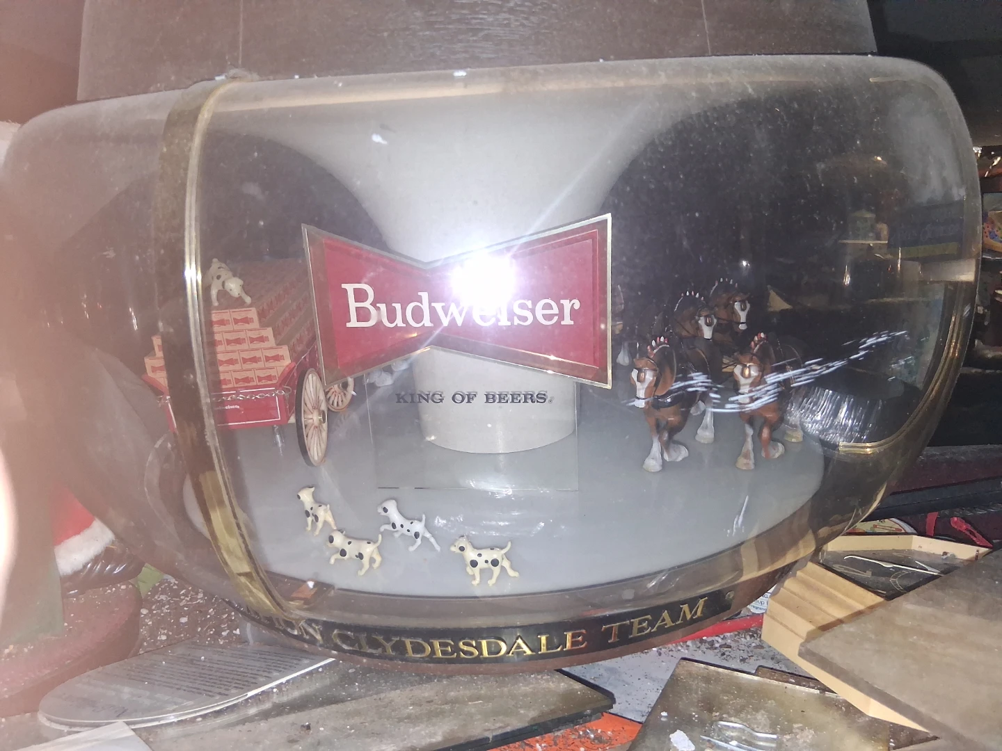 Budweiser Clydesdale Team Display