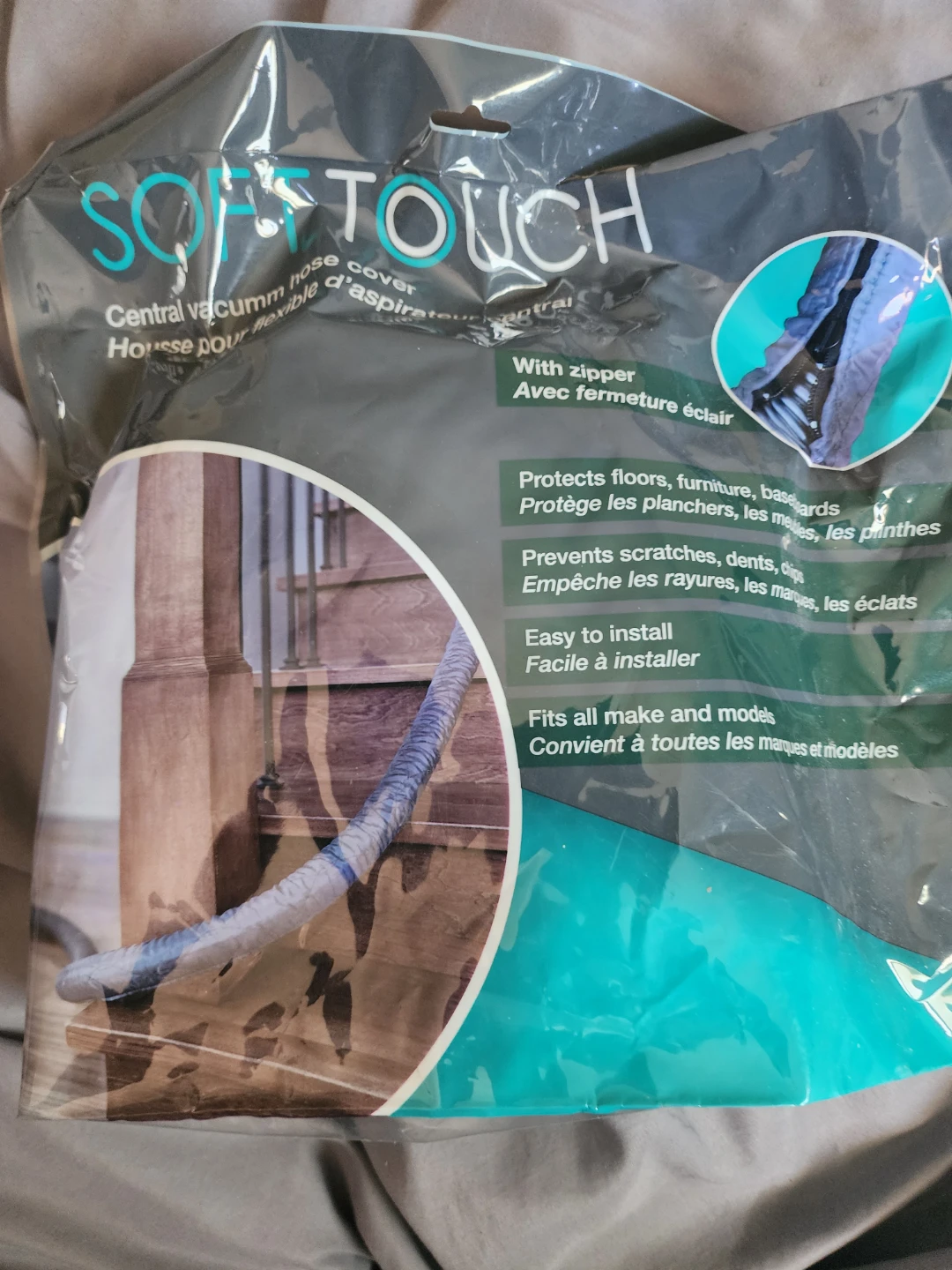 Soft Touch Central Vacuum Hose Cover