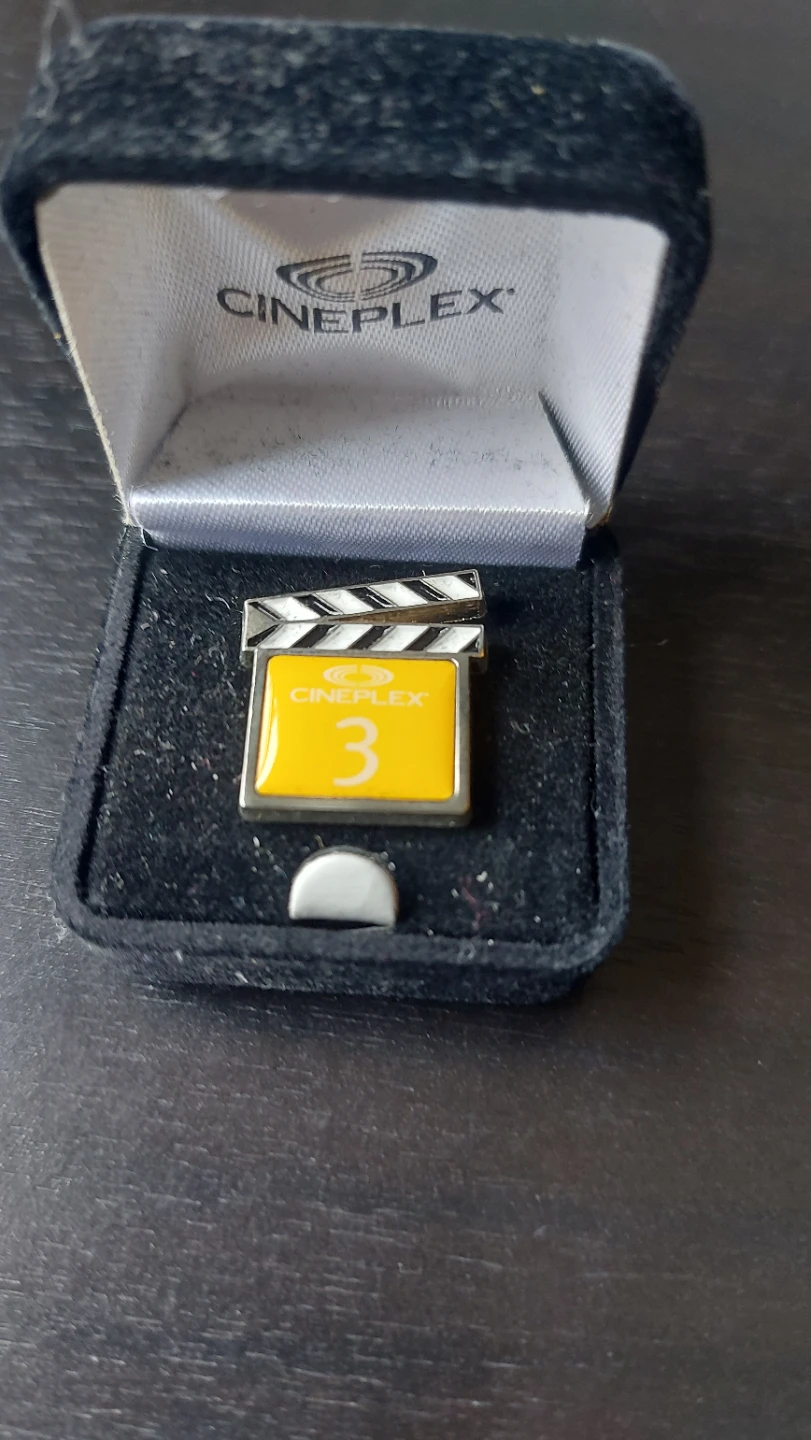 Cineplex Clapperboard Pin