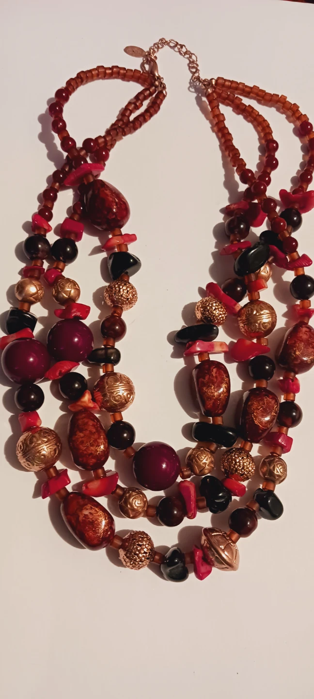 Multi-strand Beaded Statement Necklace