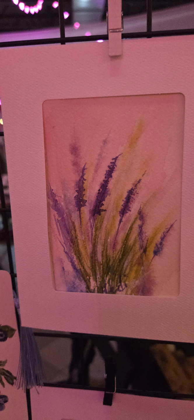Set of 4 Watercolour Art Prints cards - photo 5